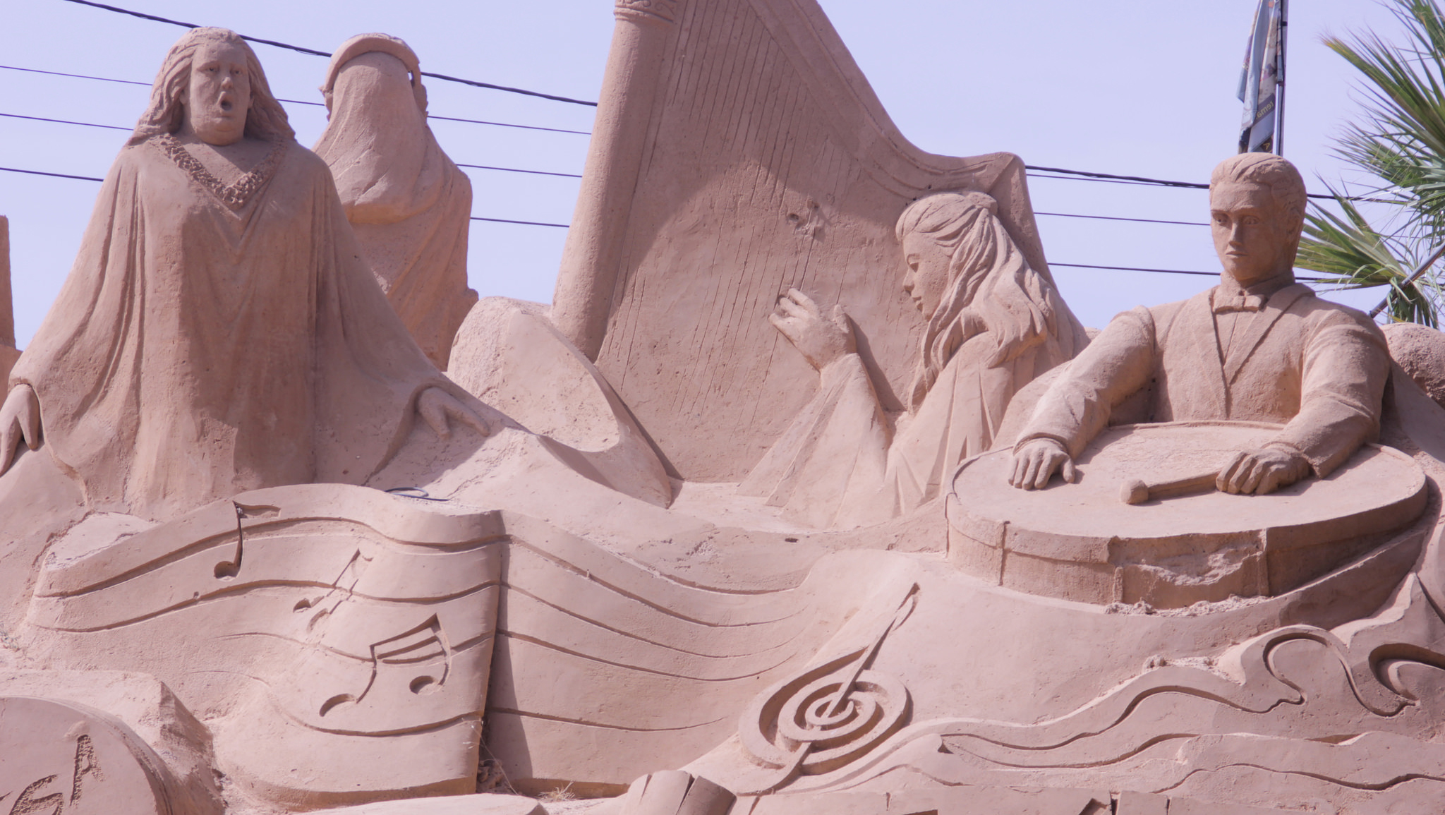 The international sand sculpture festival Inspire